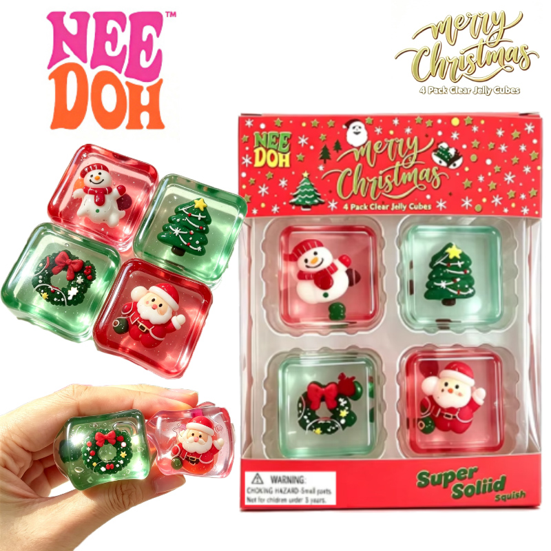 Fidget Cube Original - NEEDOH Mini Set da 4 Pezzi,
