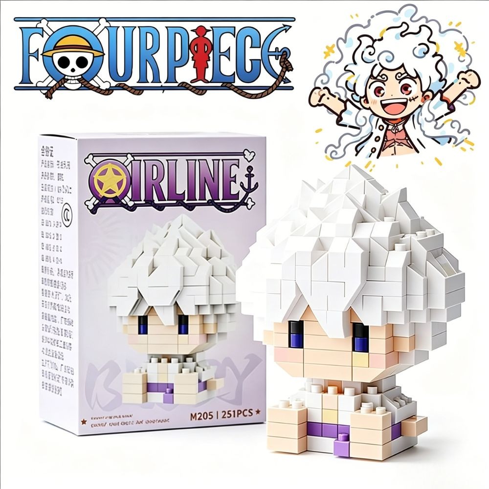 One PIECE Sun God Nika Luffy M - Building Block Mini recensione e prezzo