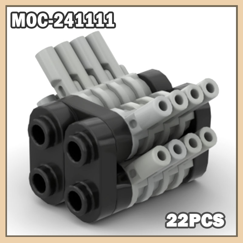 MOC-241111 Mini W16 Motore Blo - Building Block Mini recensione e prezzo